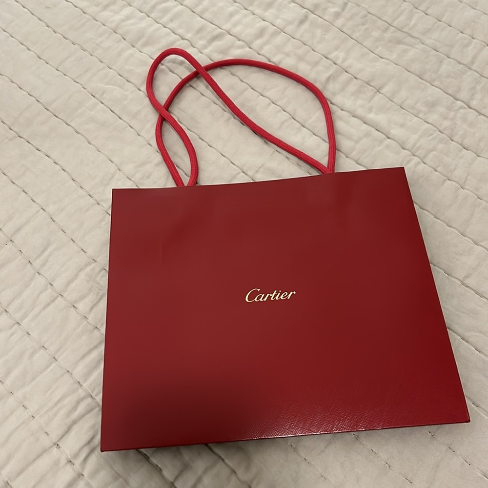 Cartier paper shopping bag